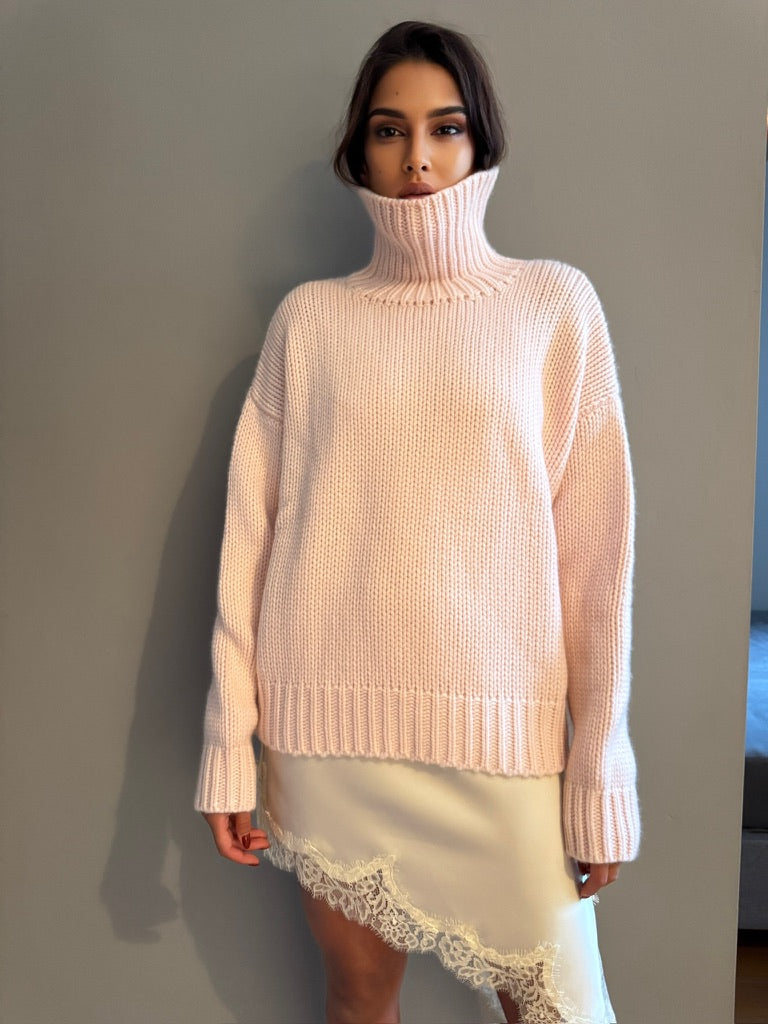 GABRIELLE SWEATER - POWDER