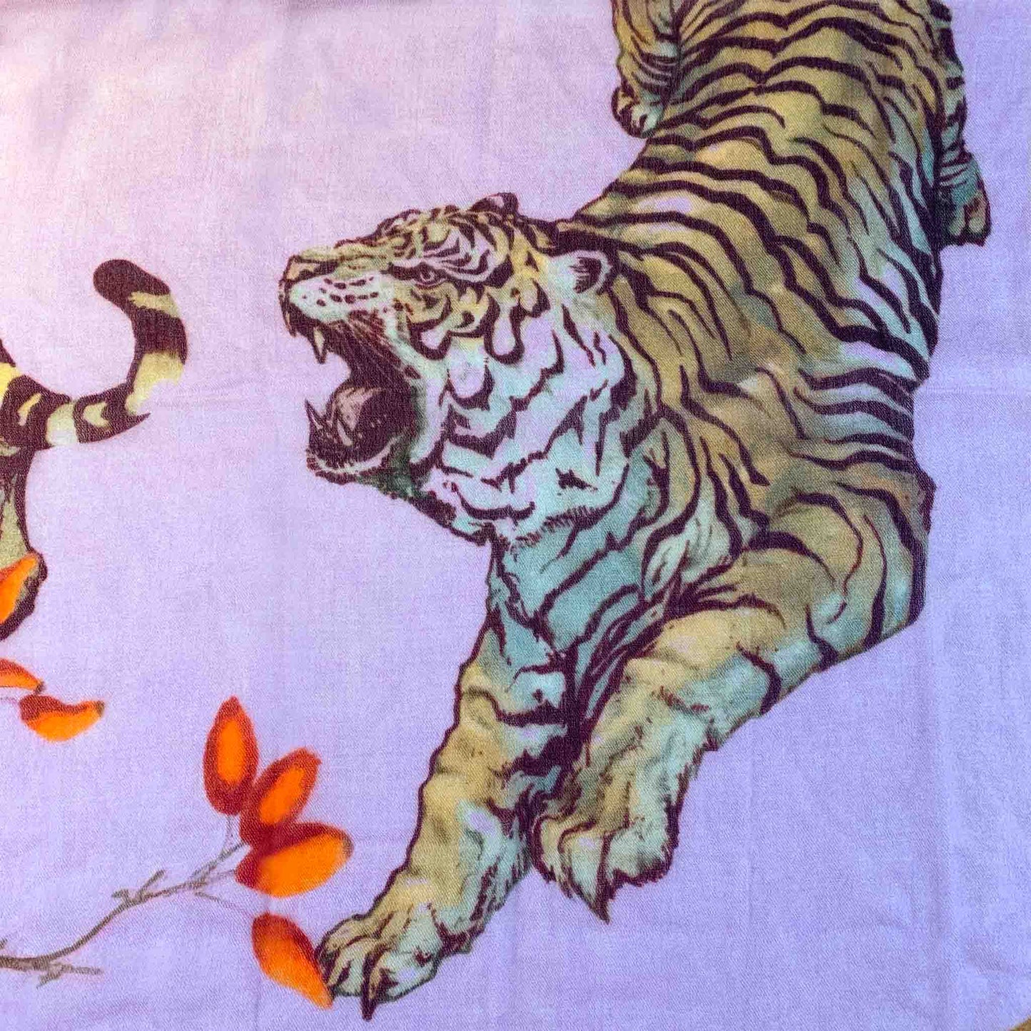 BENGAL TIGER CASHMERE SCARF