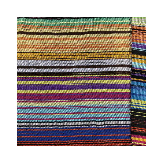 COLORFUL STRIPES CASHMERE SCARF
