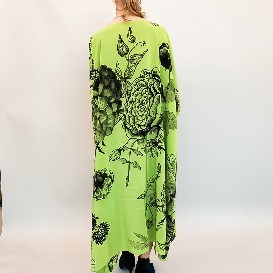 FLOWER EXPLOSION EVENING DRESS