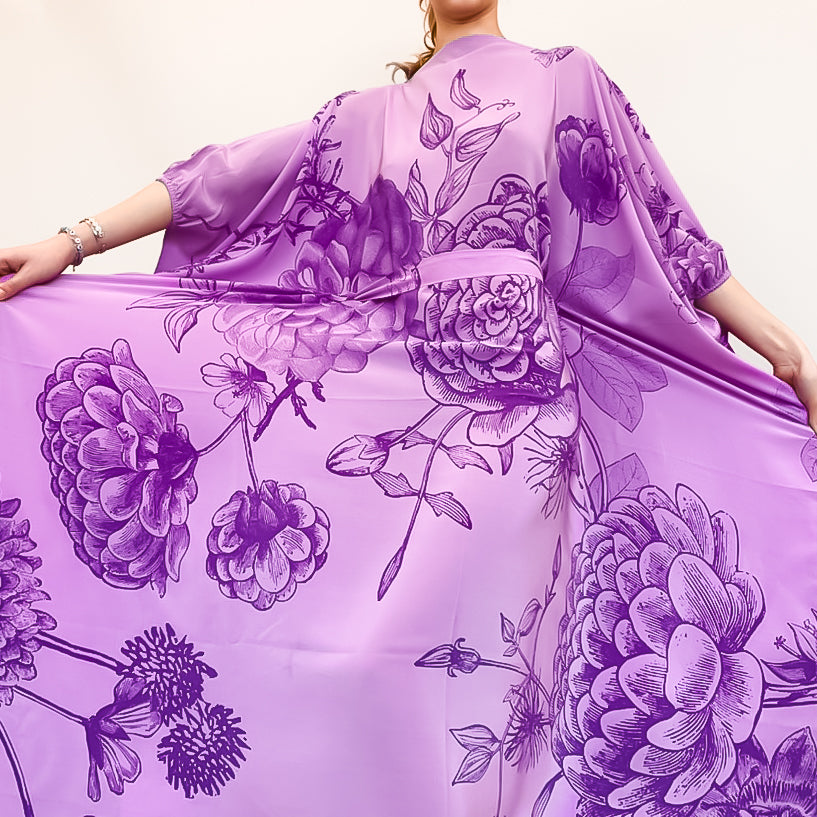 FLOWER EXPLOSION EVENING DRESS
