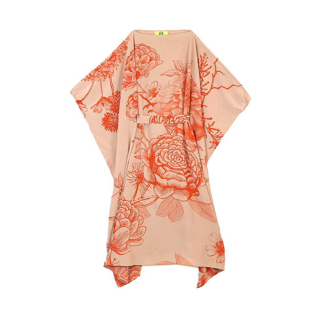 FLOWER EXPLOSION EVENING DRESS