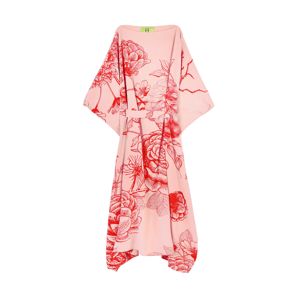 FLOWER EXPLOSION EVENING DRESS