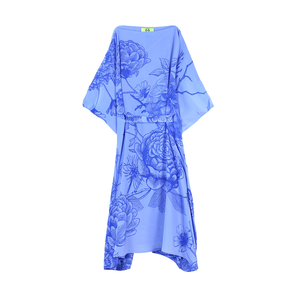 FLOWER EXPLOSION EVENING DRESS