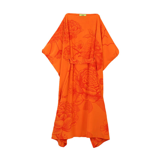 FLOWER EXPLOSION EVENING DRESS