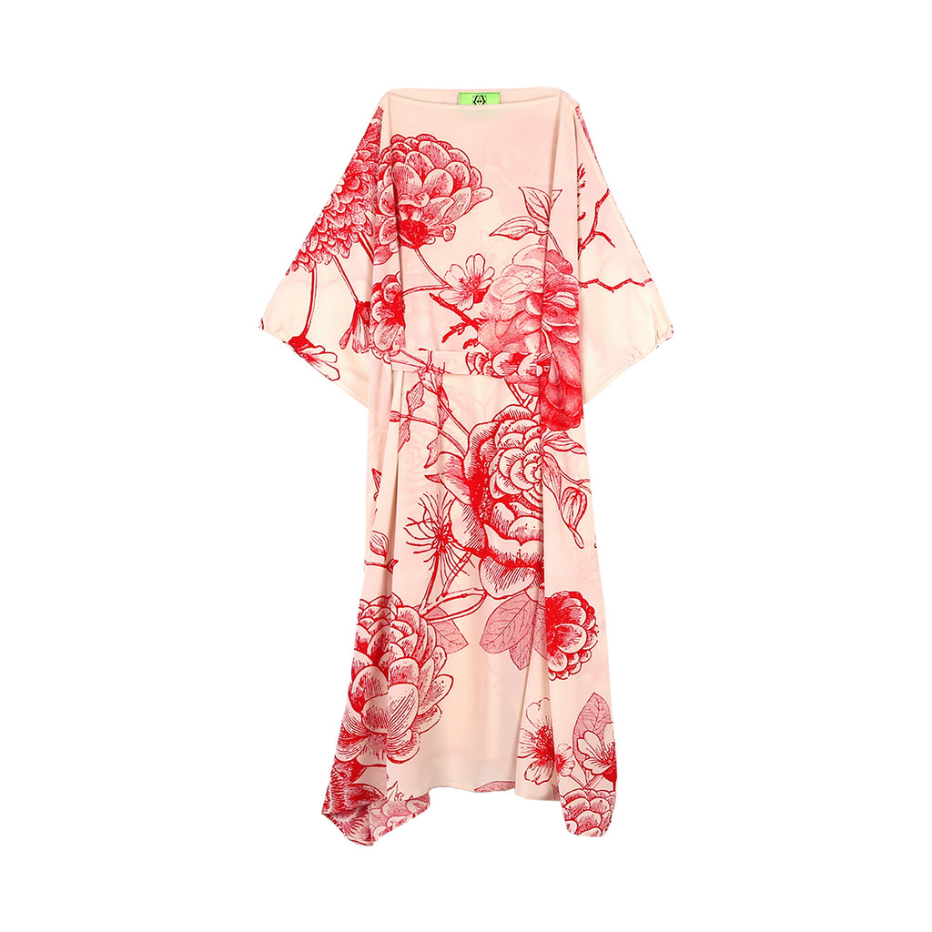 FLOWER EXPLOSION EVENING DRESS