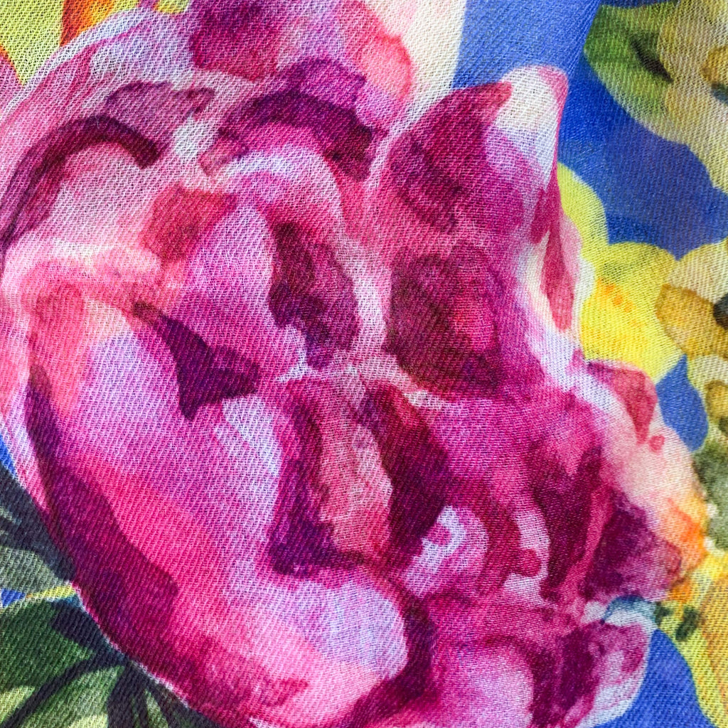 BLOOM CASHMERE SCARF