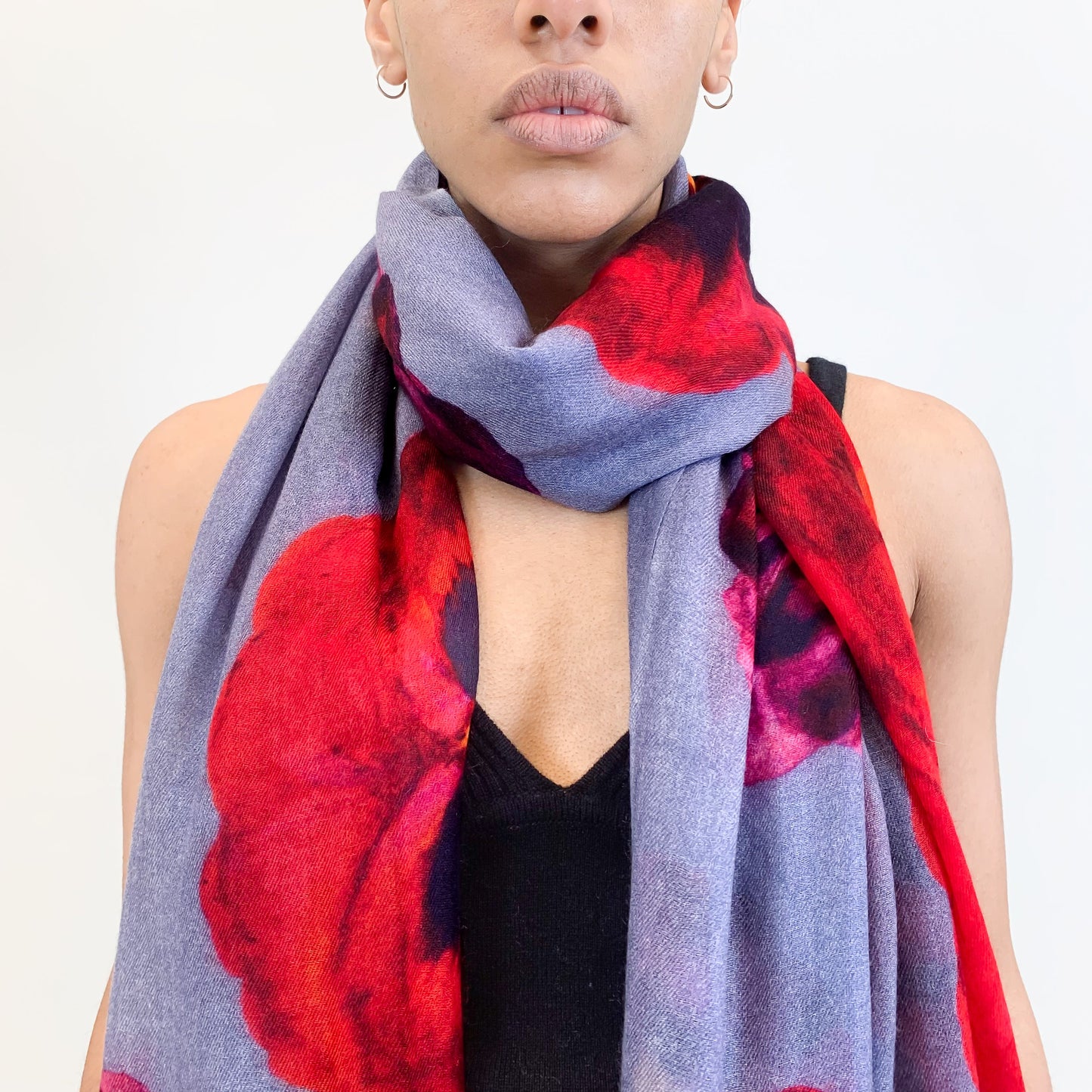PANSY CASHMERE SCARF