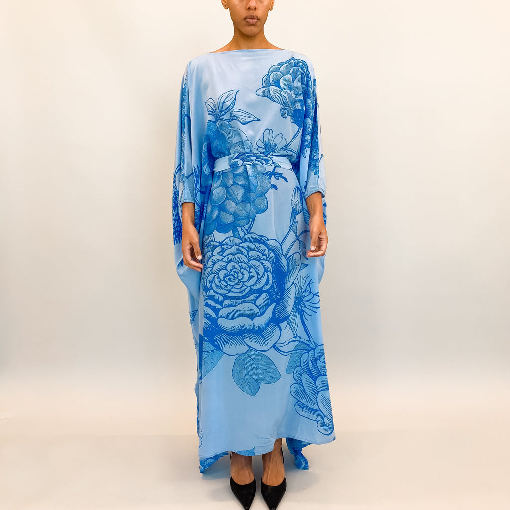 FLOWER EXPLOSION EVENING DRESS