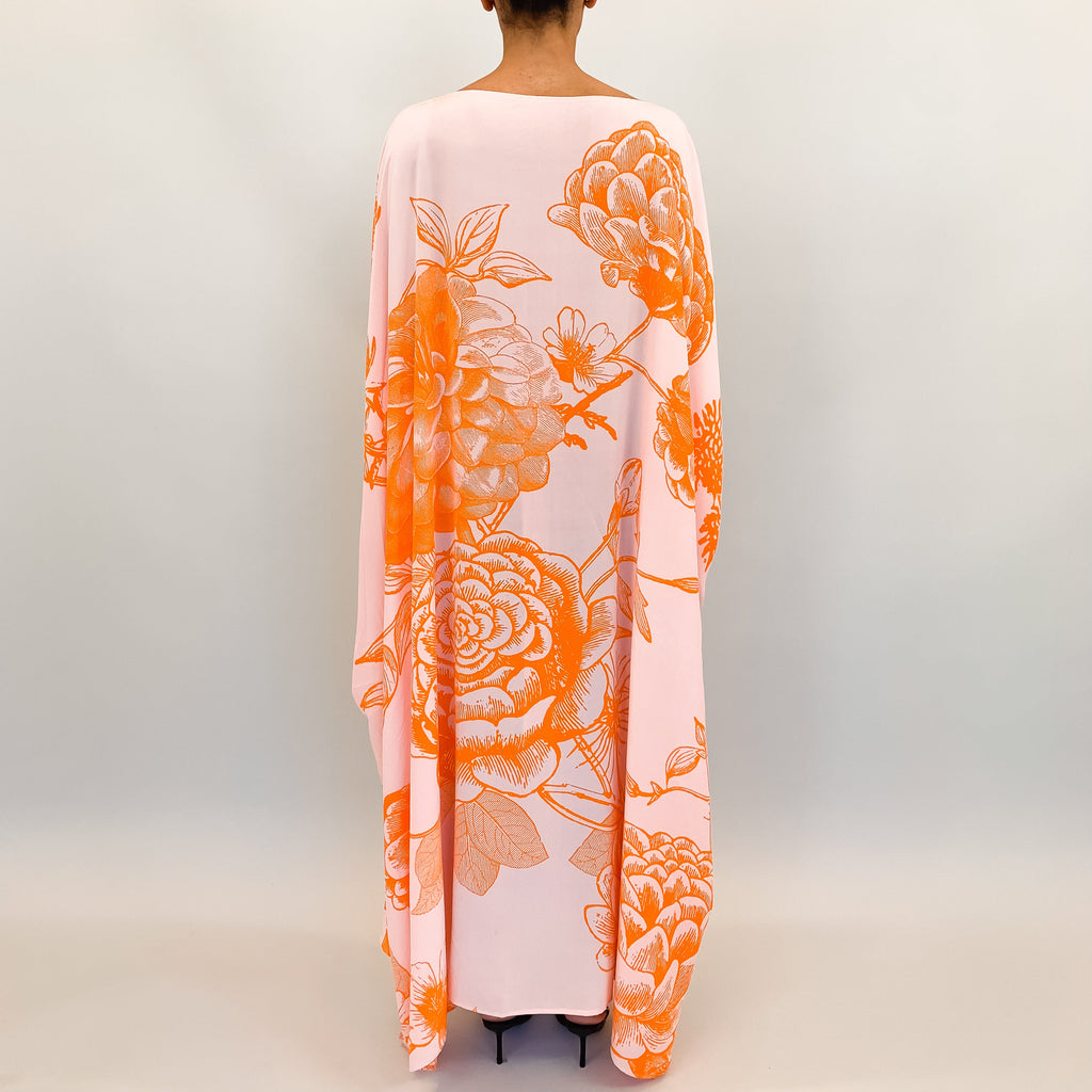 FLOWER EXPLOSION EVENING DRESS