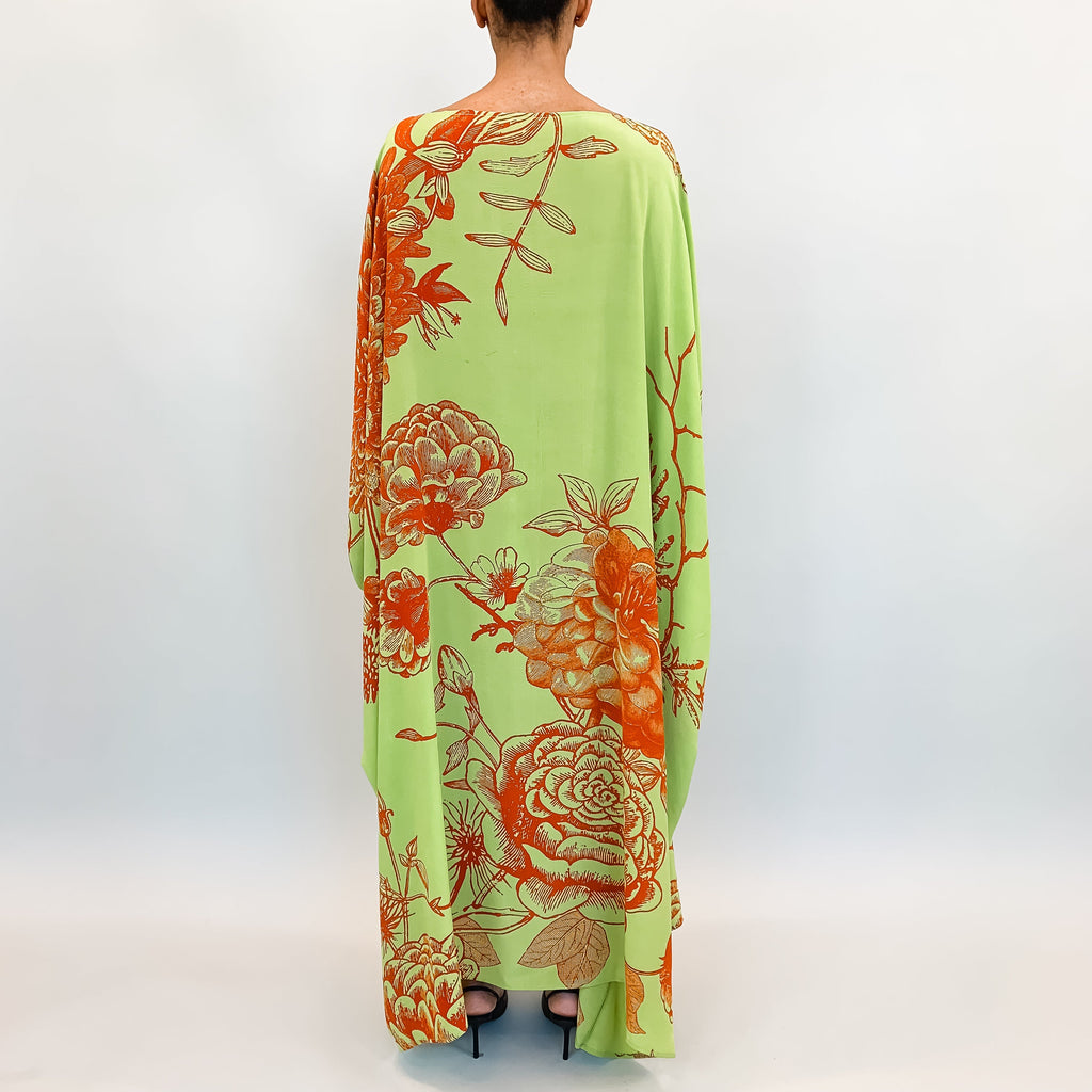 FLOWER EXPLOSION EVENING DRESS