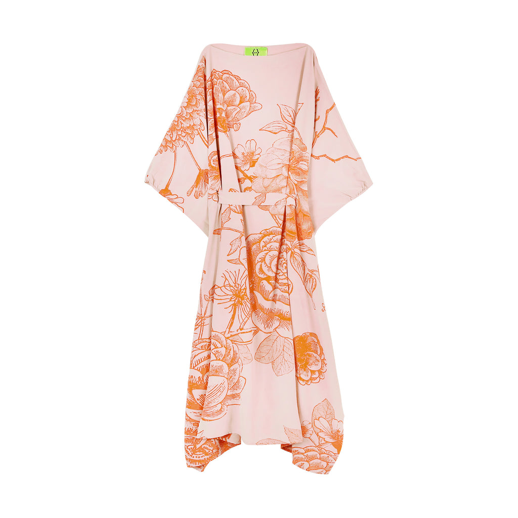 FLOWER EXPLOSION EVENING DRESS
