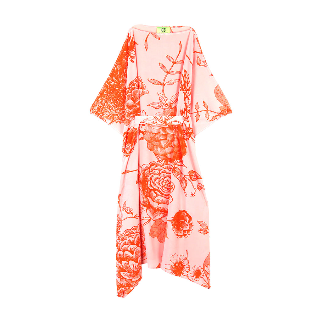 FLOWER EXPLOSION EVENING DRESS