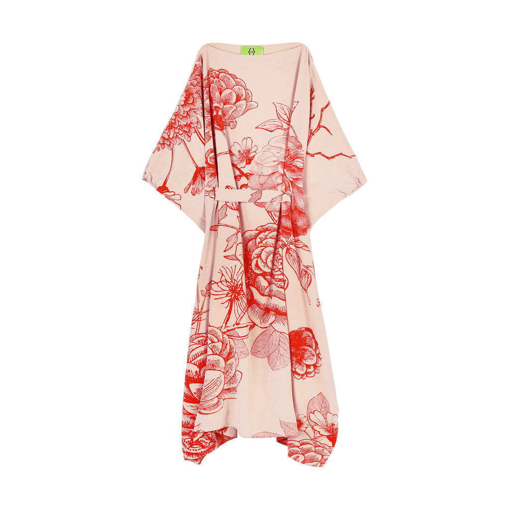 FLOWER EXPLOSION EVENING DRESS