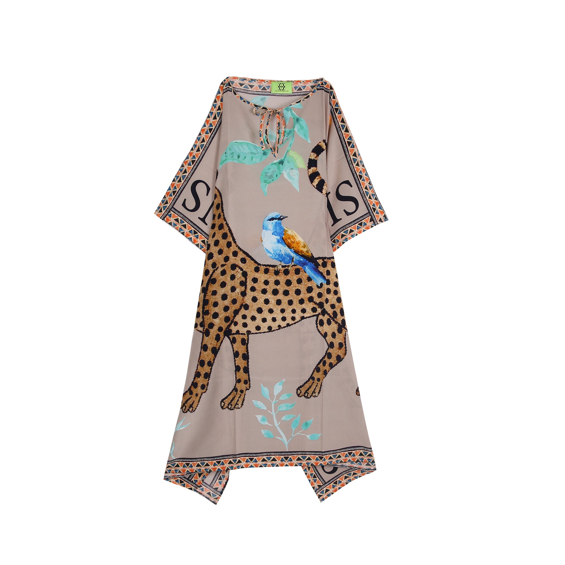 VENICE LEO V-NECK SILK TUNIC