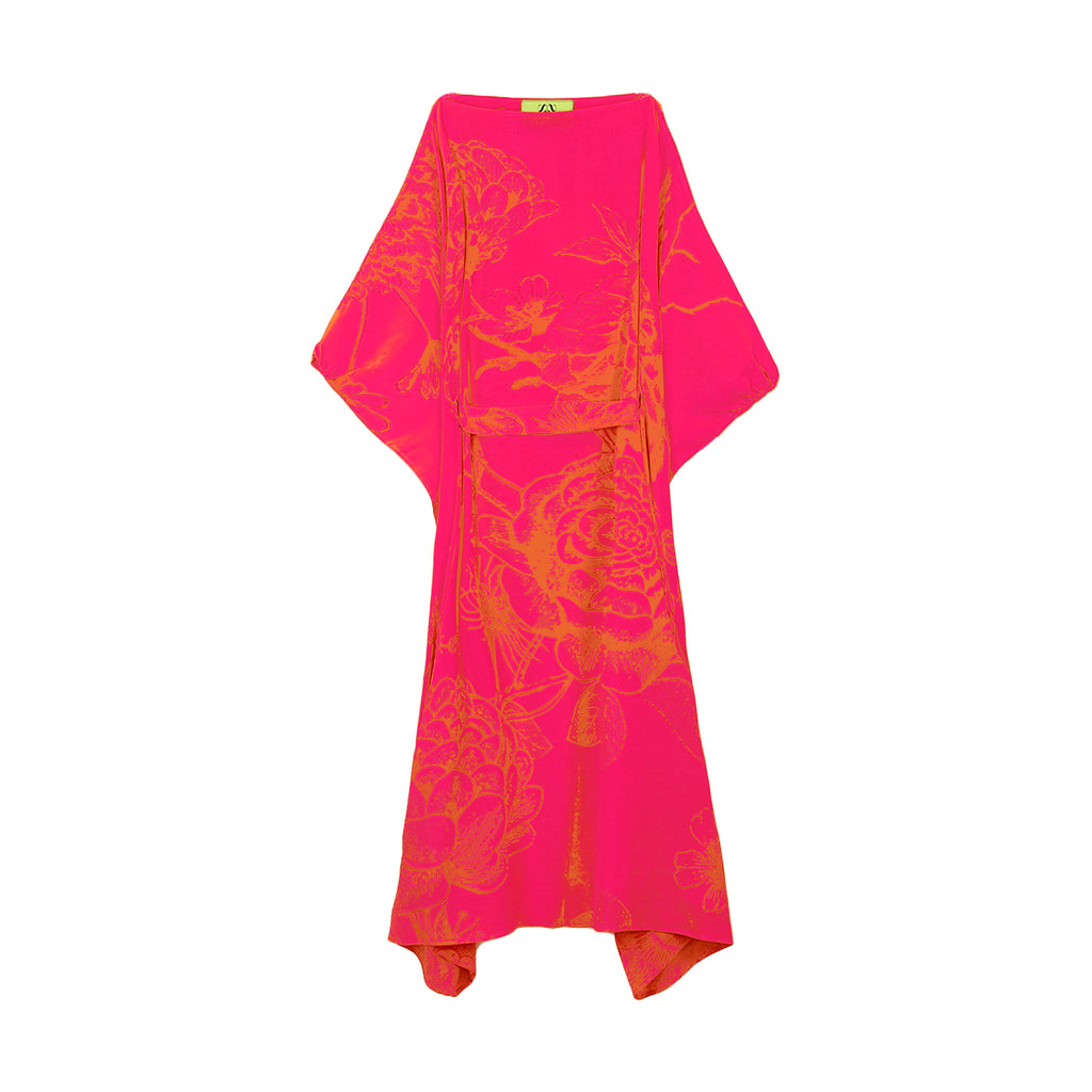 FLOWER EXPLOSION EVENING DRESS