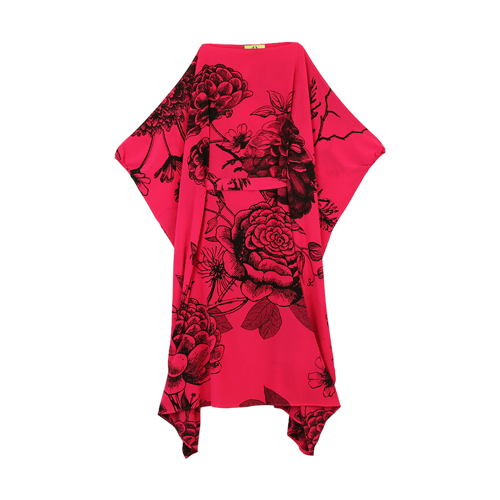 FLOWER EXPLOSION EVENING DRESS