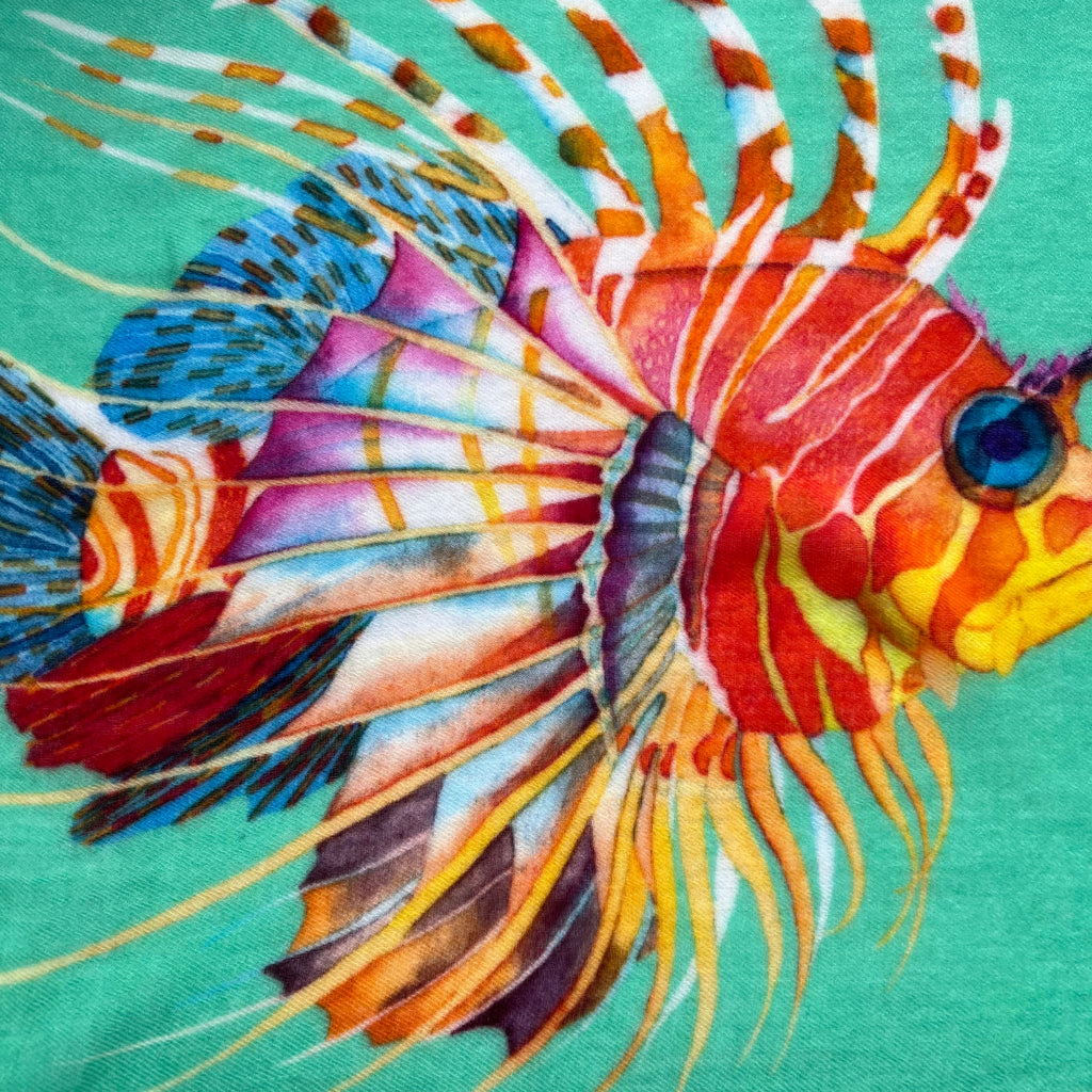 FISHTALE CASHMERE SCARF