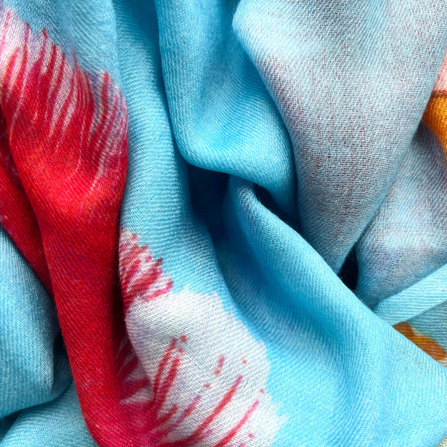 FISH TALE CASHMERE SCARF