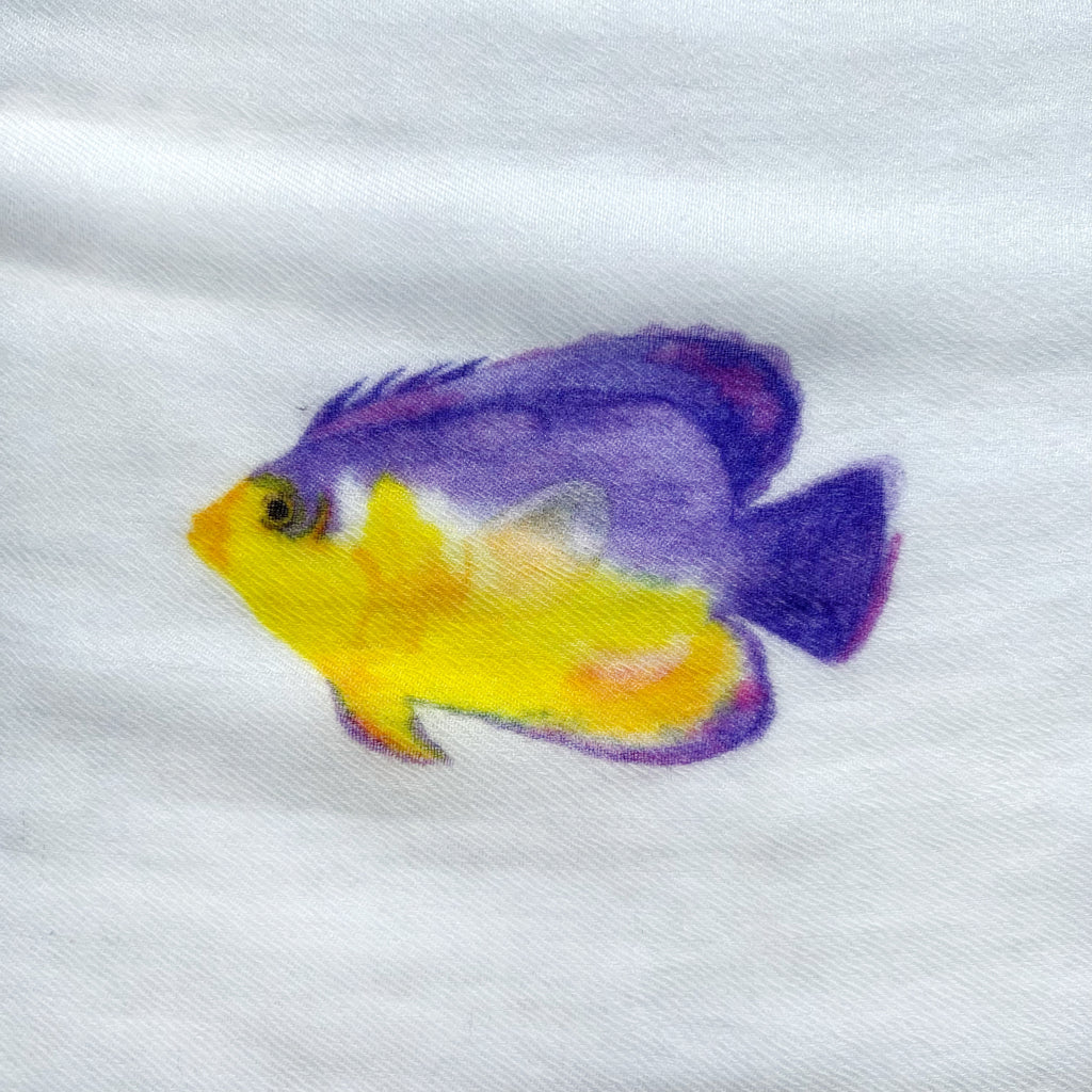 FISHTALE CASHMERE SCARF