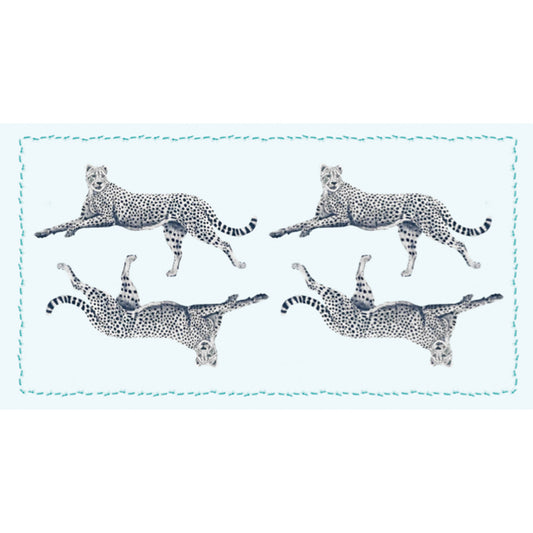 LEOPARD-ANT CASHMERE SCARF