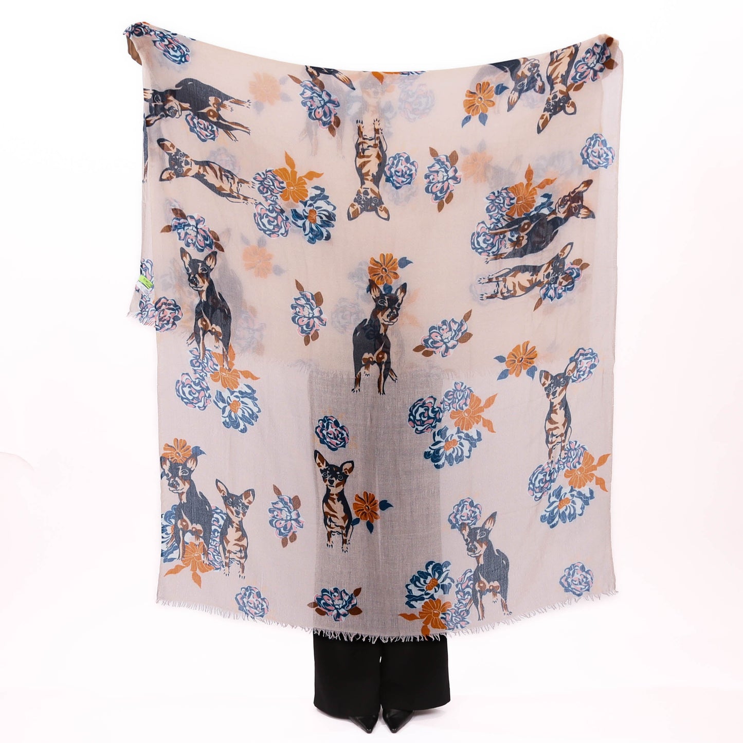 DOGS CASHMERE SCARF