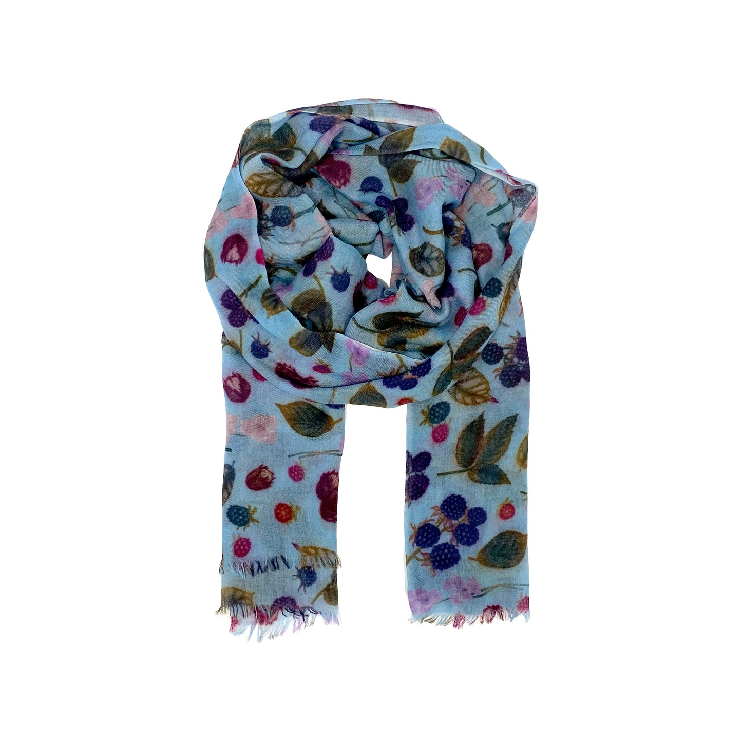 BERRY CASHMERE SCARF