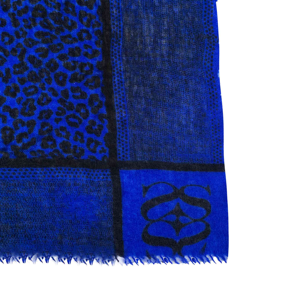 WE LOVE LEO FELTED CASHMERE SCARF