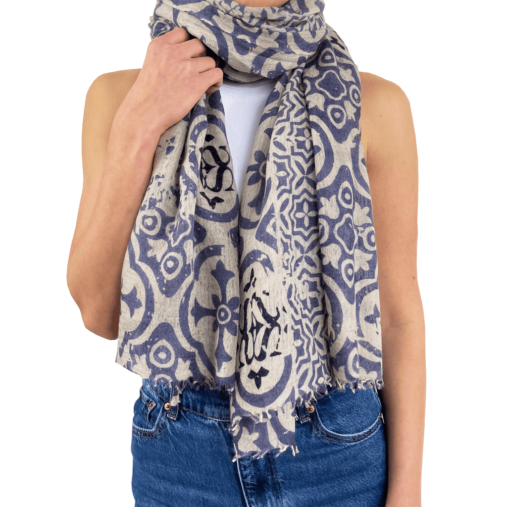 CANNES FELTED CASHMERE SCARF